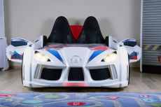Детская кровать машина MUSVENUS AUDI white 190х90 см